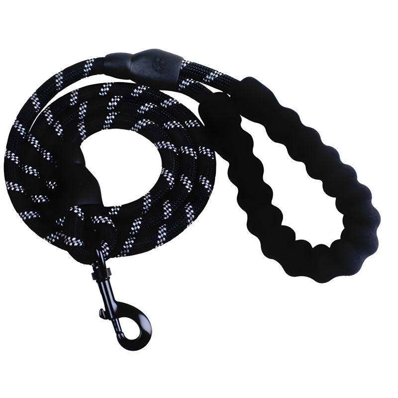 Reflective Dog Leash with Comfortable Foam Handle