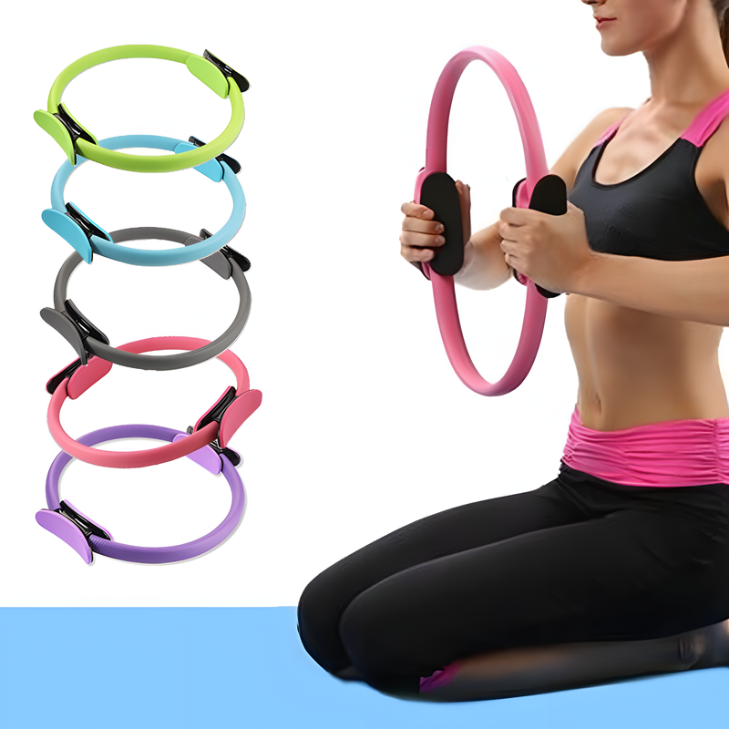 Yoga Pilates Resistance Ring - Fitness Circle for Muscle Toning & Posture Correction