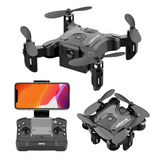 Mini Folding Drone with HD Camera – Portable Aerial Photography Drone with Altitude Hold and 360-Degree Rolls