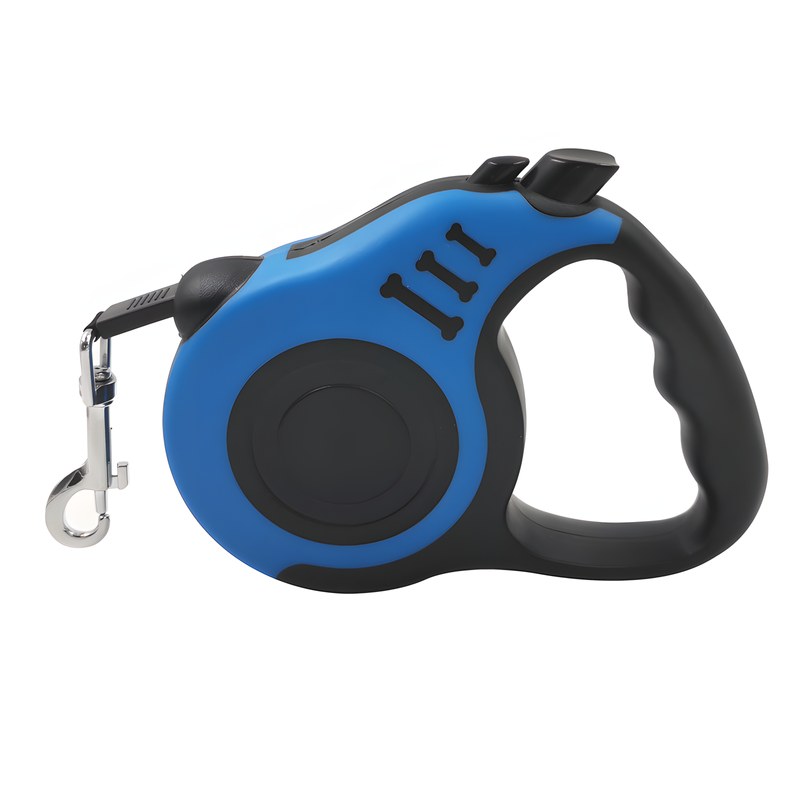 Automatic Retractable Dog Leash with Ergonomic Grip and Durable Nylon Strap