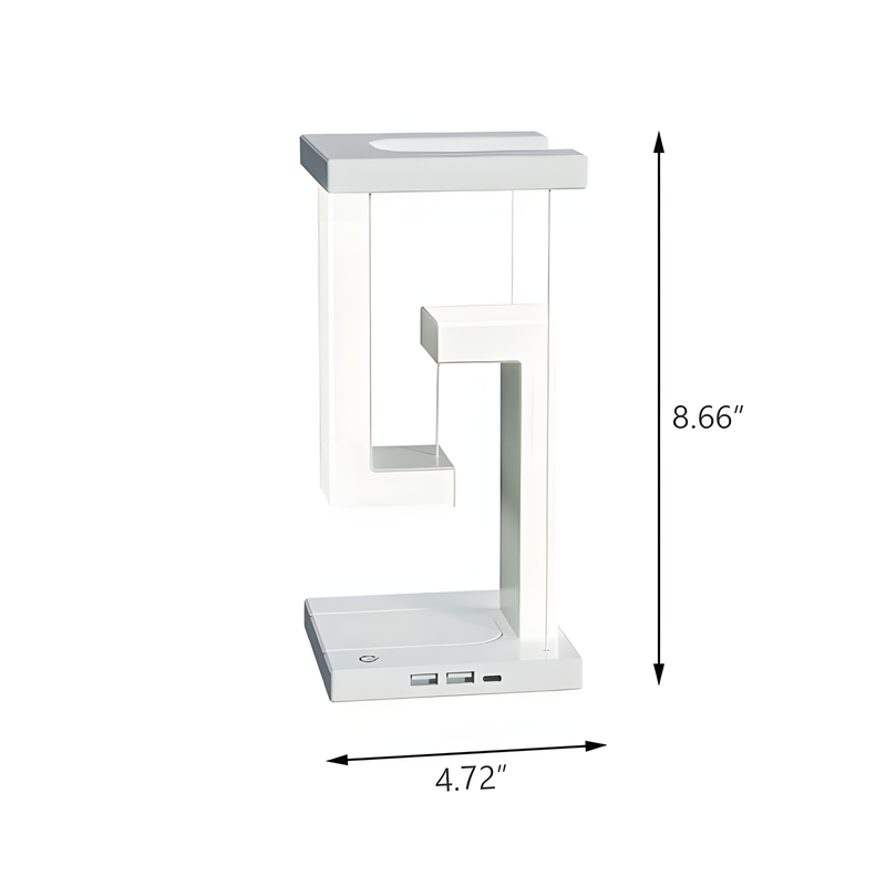 Modern Floating Lamp with Wireless Charger