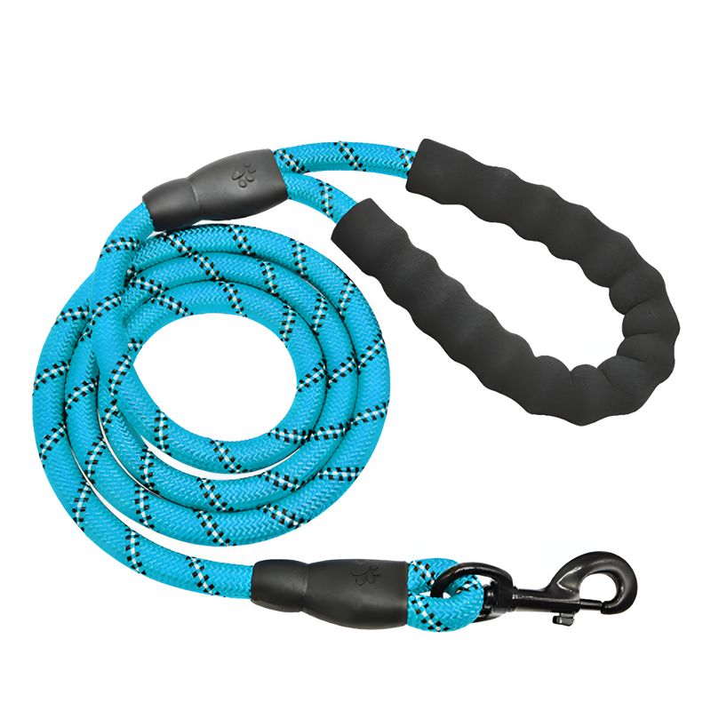 Reflective Dog Leash with Comfortable Foam Handle