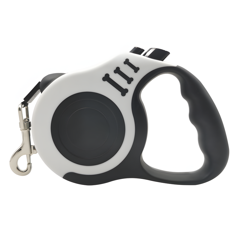 Automatic Retractable Dog Leash with Ergonomic Grip and Durable Nylon Strap