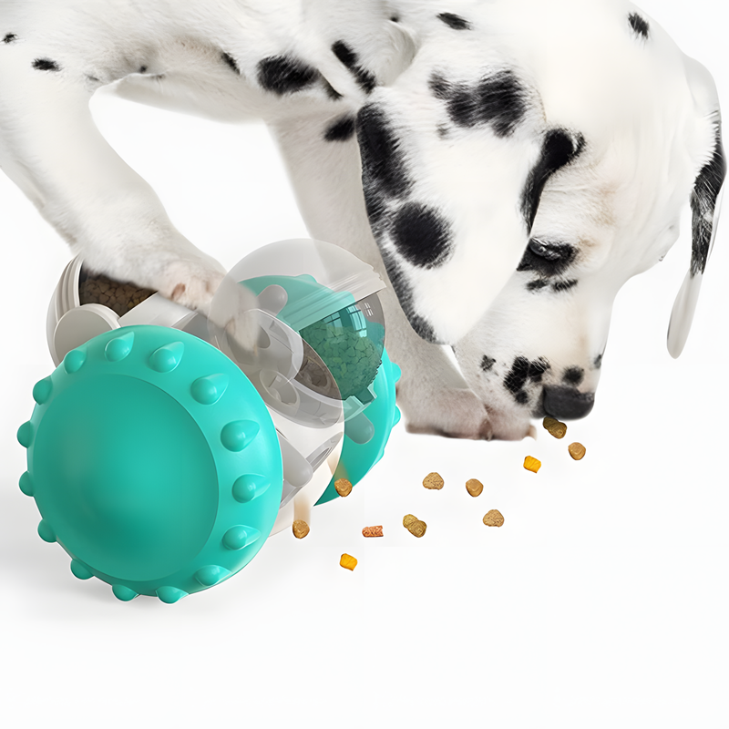 Interactive Pet Feeding Toy - Intelligent Robot Tumbler for Cats and Dogs, Promotes Healthy Eating and Mental Stimulation