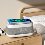 Multifunctional Alarm Clock with Bluetooth Speaker and Wireless Charging