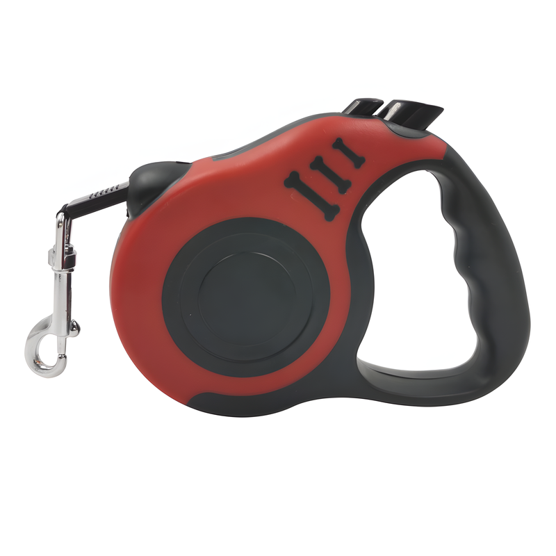 Automatic Retractable Dog Leash with Ergonomic Grip and Durable Nylon Strap