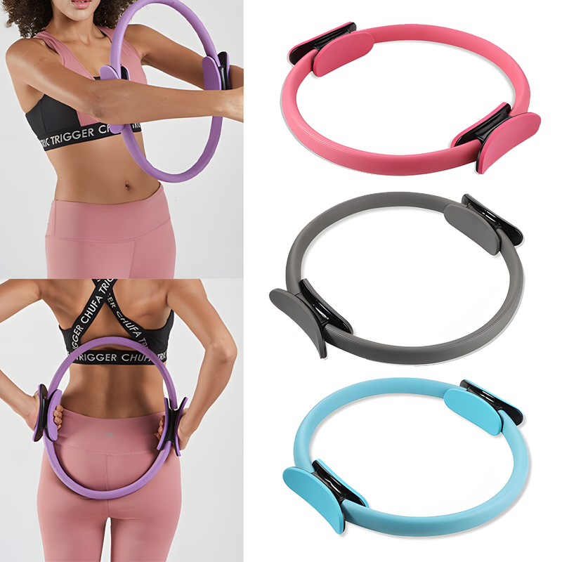 Yoga Pilates Resistance Ring - Fitness Circle for Muscle Toning & Posture Correction