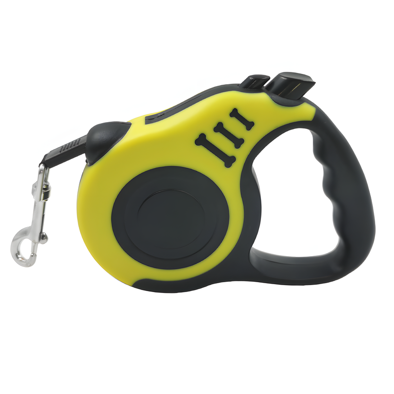 Automatic Retractable Dog Leash with Ergonomic Grip and Durable Nylon Strap