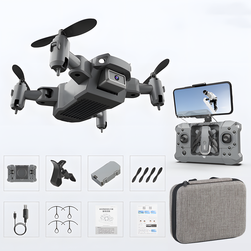 Mini Folding Portable Drone – Compact Aerial Photography Drone with High-Quality Camera