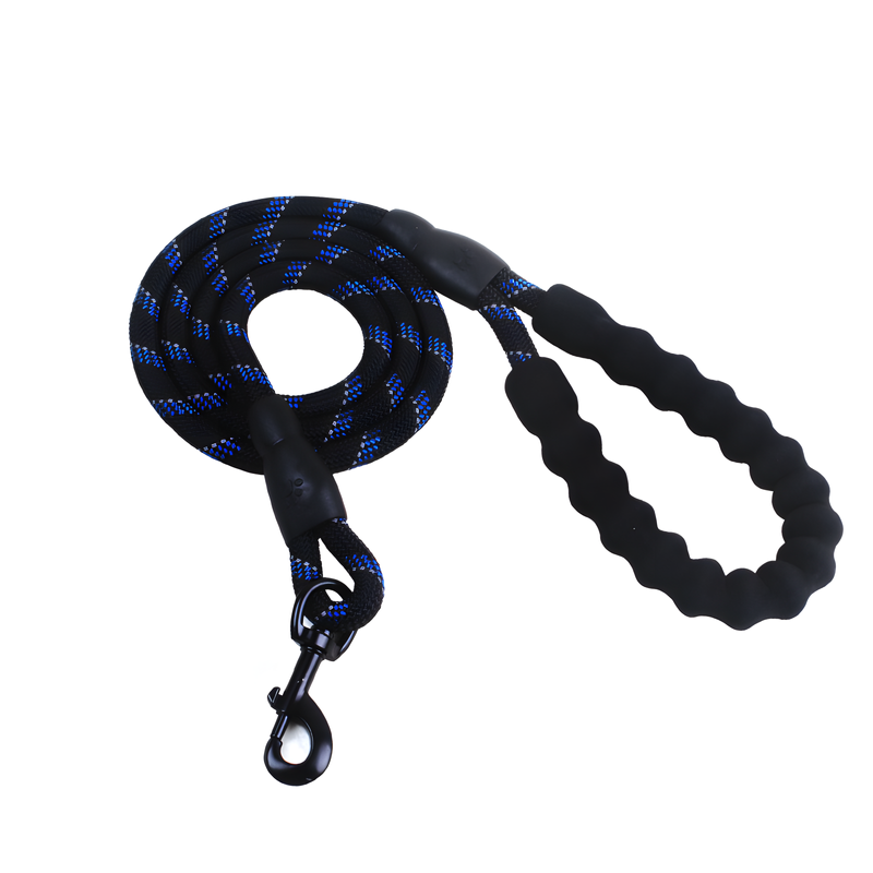 Reflective Dog Leash with Comfortable Foam Handle