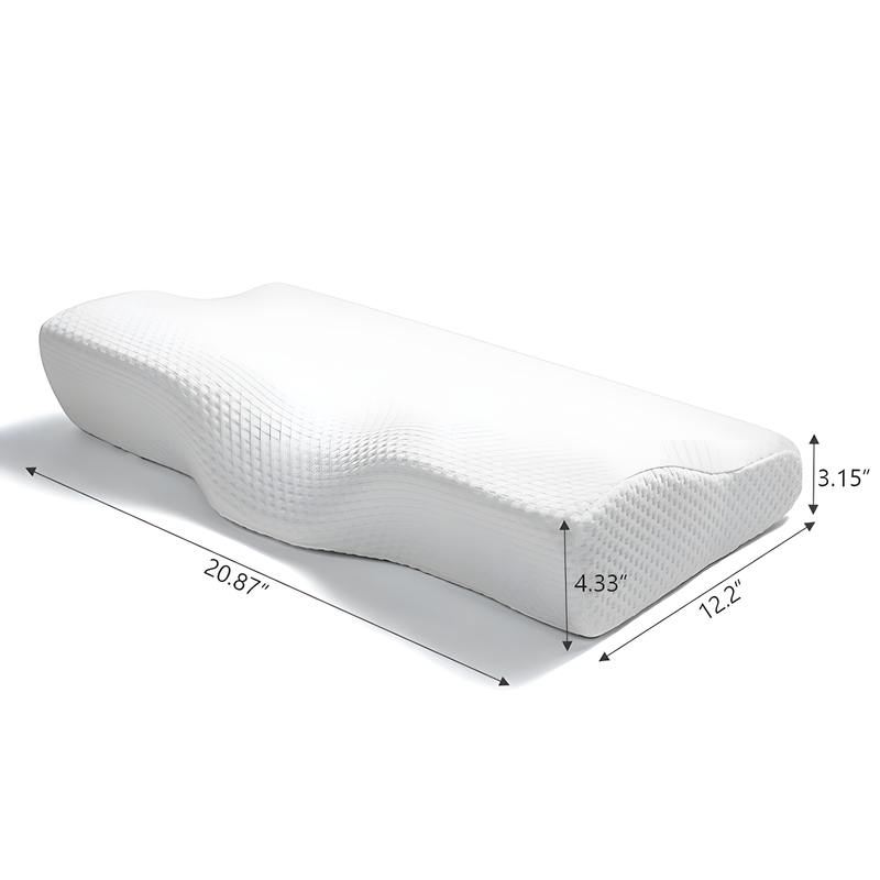 Ergonomic Memory Foam Pillow with Butterfly Shape Design – Ultimate Comfort and Support for All Sleep Positions