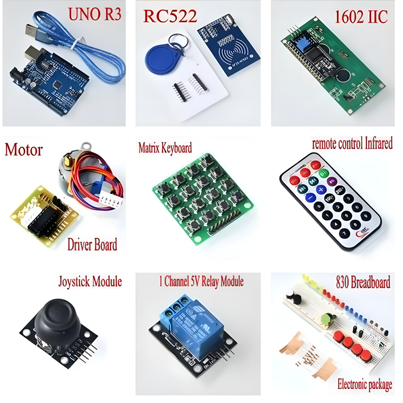 Ultimate Arduino Starter Kit for Beginners and Experts - Complete with more than 30 Components and Modules