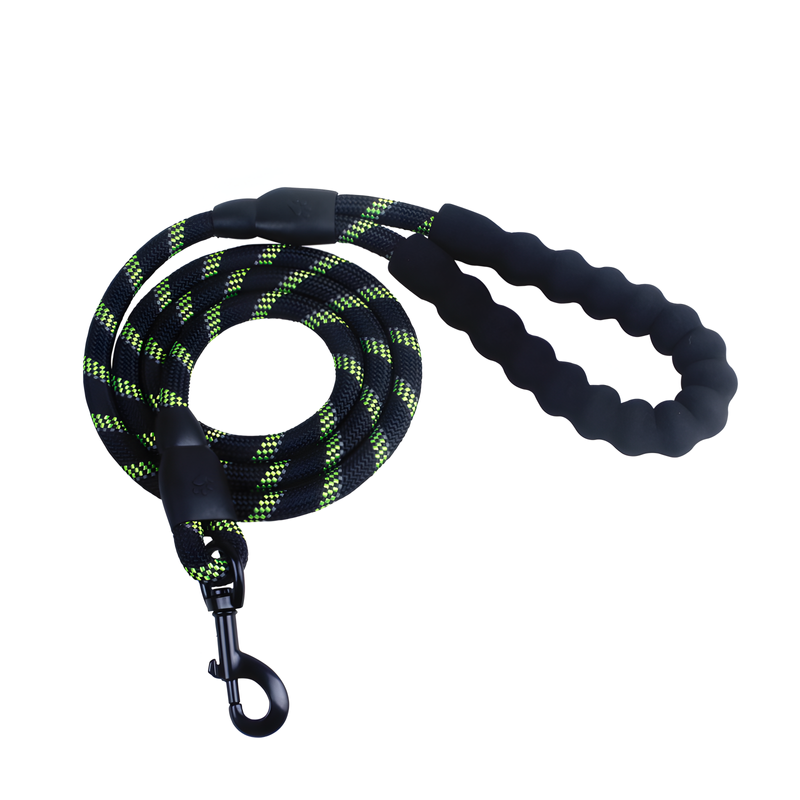 Reflective Dog Leash with Comfortable Foam Handle