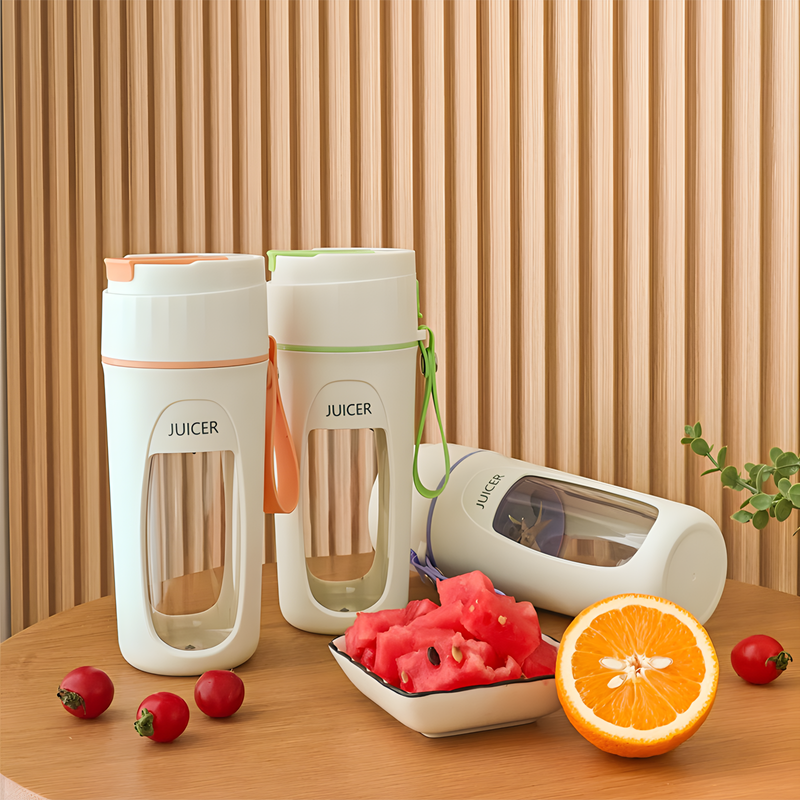 2-In-1 Portable Juicer Cup - USB Rechargeable and Travel-Friendly