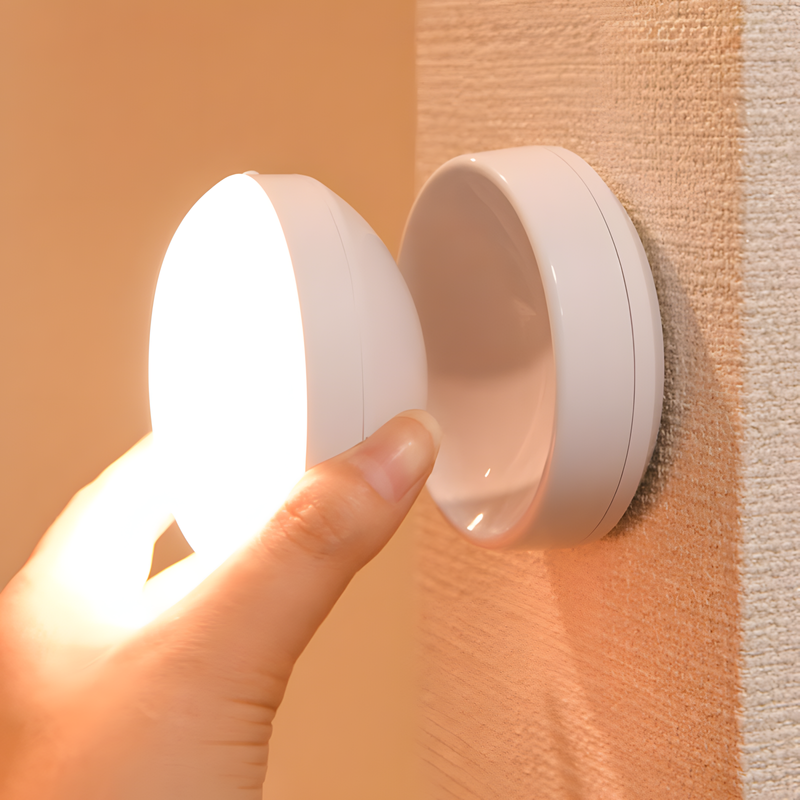 Rechargeable Motion Sensor Light with Adjustable Angle for Hallways, Wardrobes, and Garages