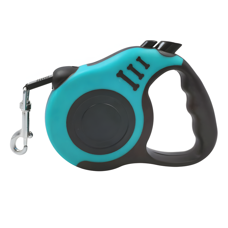 Automatic Retractable Dog Leash with Ergonomic Grip and Durable Nylon Strap