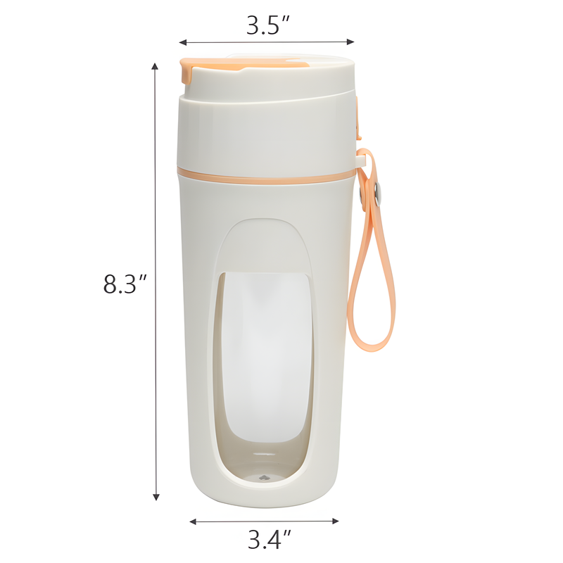 2-In-1 Portable Juicer Cup - USB Rechargeable and Travel-Friendly