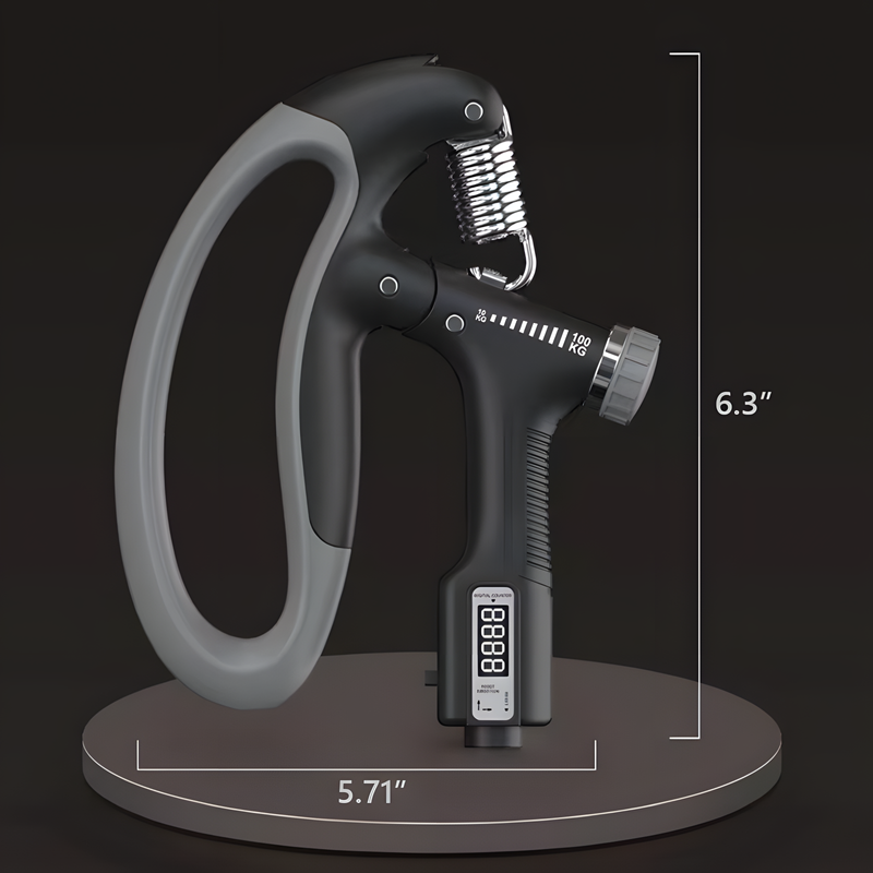 Adjustable Counting Grip Strength Trainer - Digital Counter & Ergonomic Design